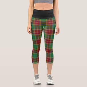 Classic Clan Baxter Tartan Plaid Capri Leggings