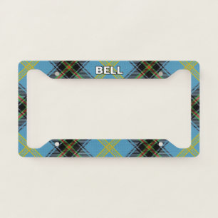 Classic Clan Bell Tartan Plaid License Plate Frame