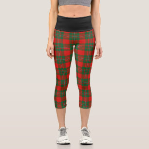 Classic Clan Callender Tartan Plaid Capri Leggings