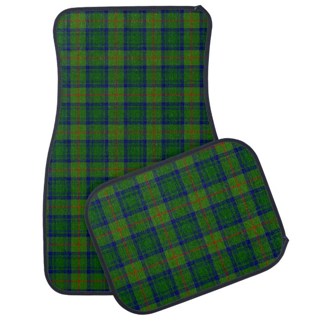 Classic Clan Cranston Tartan Plaid Car Mat Set (Set)