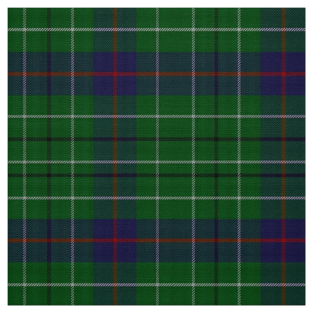 Classic Clan Duncan Tartan Plaid Fabric (Swatch)
