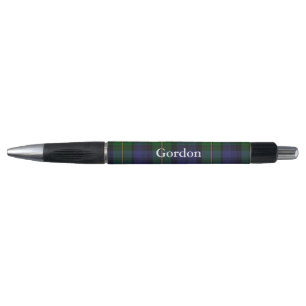 Classic Clan Gordon Tartan Plaid Custom Pen