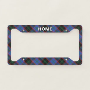 Classic Clan Home Hume Tartan Plaid License Plate Frame