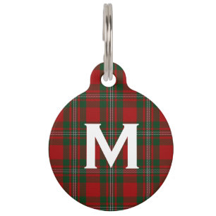 Classic Clan MacGregor Plaid Custom  Pet ID Tag