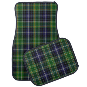 Classic Clan MacKellar Tartan Plaid Car Mat Set