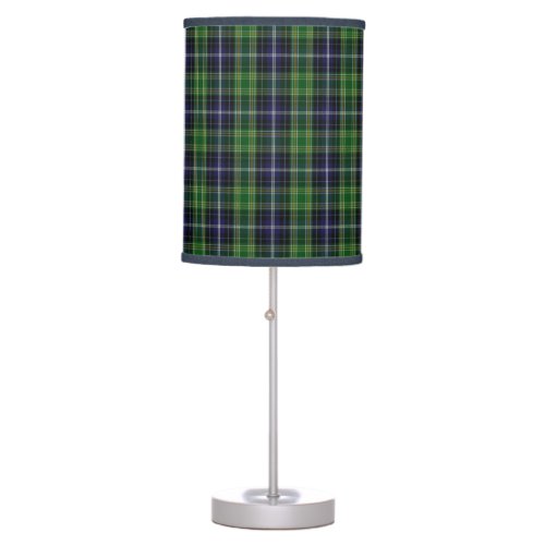 Classic Clan MacKellar Tartan Plaid Table Lamp