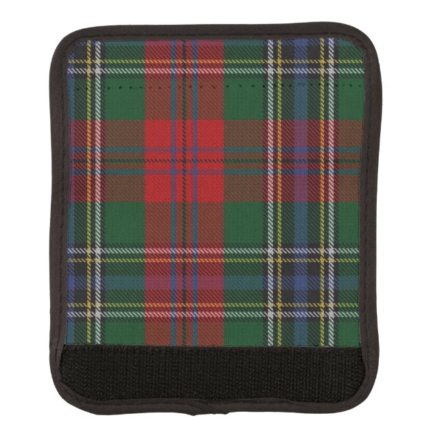 Classic Clan MacLean Plaid Luggage Handle Wrap (Front)