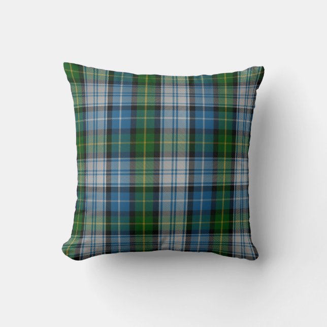 Classic Clan MacNeil Tartan Plaid Pillow (Front)