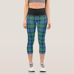Classic Clan MacThomas Tartan Plaid Capri Leggings