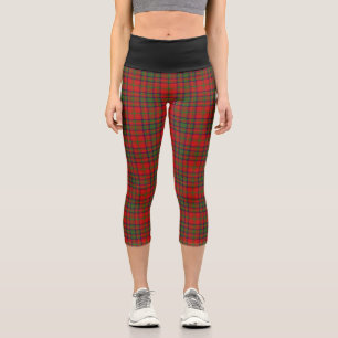 Classic Clan Matheson Tartan Plaid Capri Leggings