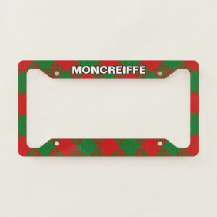 Classic Clan Moncreiffe Tartan Plaid License Plate Frame
