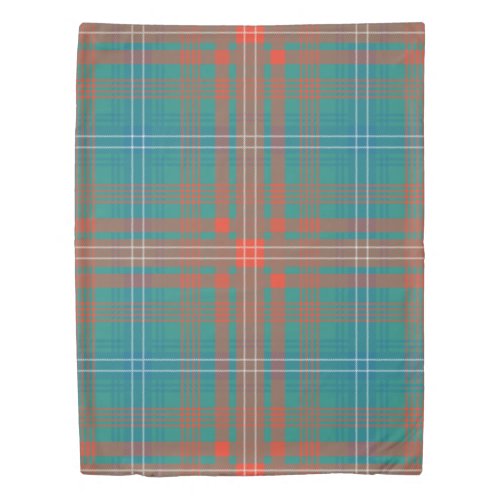 Classic Clan Wilson Plaid Tartan Pattern Duvet Cover