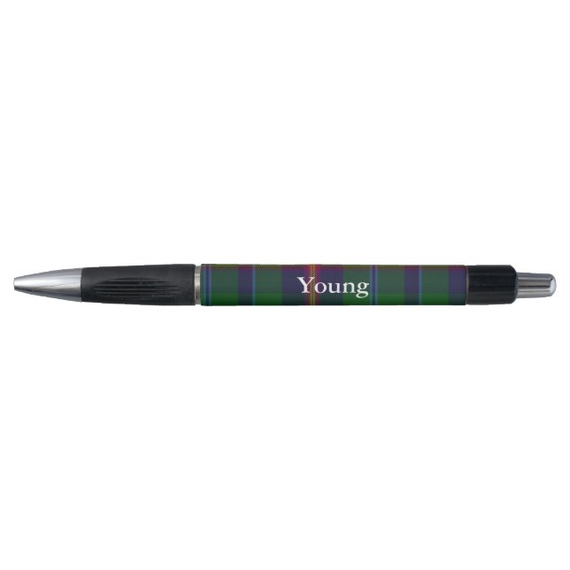 Classic Clan Young Tartan Plaid Custom Pen (Front)