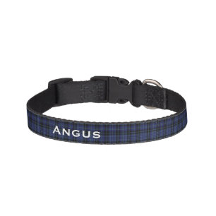 Classic Clark Tartan Plaid Custom Dog Collar