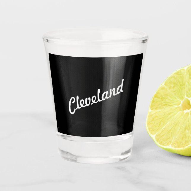 Classic Cleveland Shot Glass (Front)