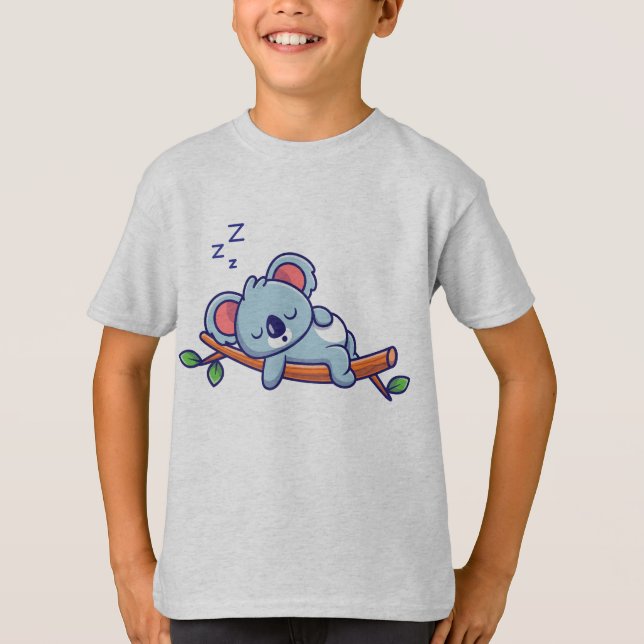 Classic Coala is Sleeping for Kids T-Shirt (Front)