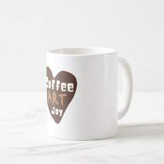 Classic Coffee Art Heart Mug