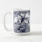 Classic Coffee Mug With Dutch Delft Blue Windmill