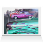 Classic Collector Car Purple Pink Green Flame (Inside Horizontal (Top))