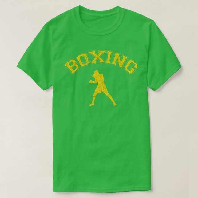 Classic Collegestyle BoxingDistressed  T-Shirt (Design Front)