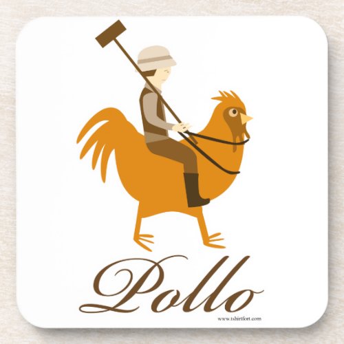 Classic Color Pollo Drink Coaster