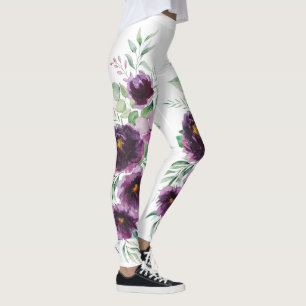 Classic Colorful, Crazy, Trendy, Bold floral Leggings