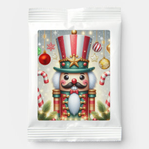 Classic, colorful, whimsical Christmas nutcracker Hot Chocolate Drink Mix