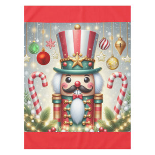 Classic, colorful, whimsical Christmas nutcracker Tablecloth