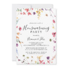 Classic Colorful Wild Floral Housewarming Party