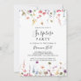 Classic Colorful Wild Floral Surprise Party  Invitation