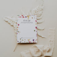 Classic Colorful Wild Wedding Bucket List Cards