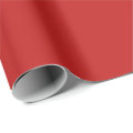Classic Colors - Classic Red - Solid Roll Wrapping Paper | Zazzle