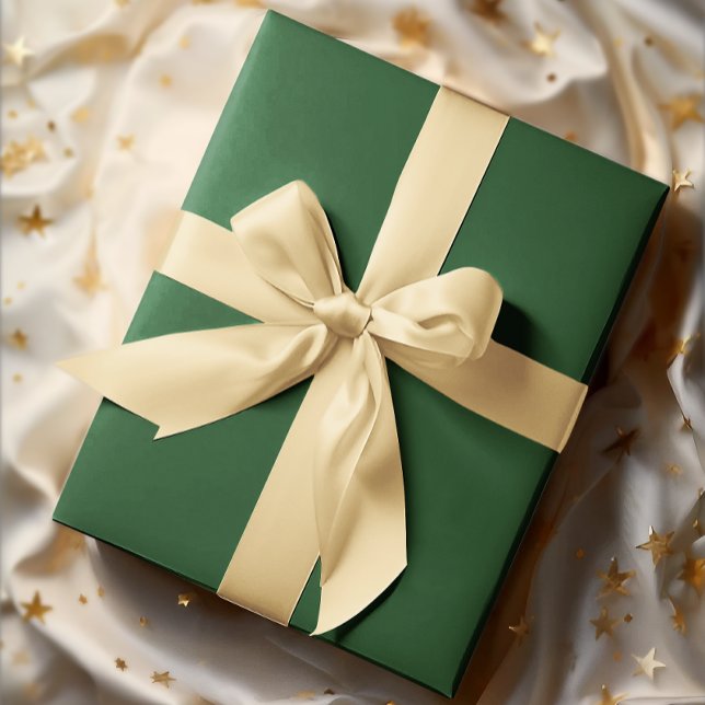 Classic Colors - Dark Green - Solid Roll Wrapping Paper (Creator Uploaded)