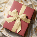 Classic Colors - Warm Red - Solid Roll Wrapping Paper<br><div class="desc">Brighten up your Christmas gifts with this elegant, stylish Warm Red wrapping paper from our Traditional Christmas Colors collection. This beautiful warm red wrapping paper is the perfect way to add a touch of charm and sophistication to your holiday gifts. The carefully selected color is a festive and inviting shade...</div>