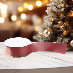 Classic Colors - Warm Red - Solid Satin Ribbon