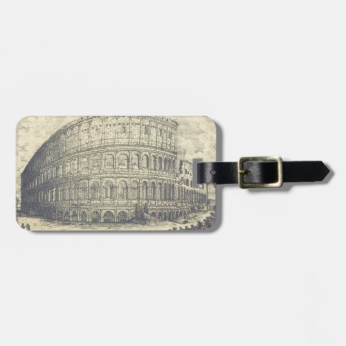 Classic Colosseum luggage Tag