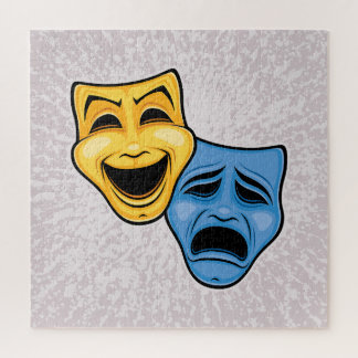 Classic Comedy And Tragedy Theatrical Masks Jigsaw Puzzle