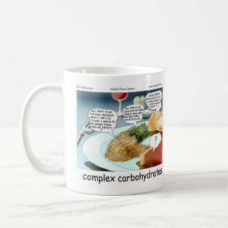 Classic Complex Carbohydrates Philosophical Comic Coffee Mug