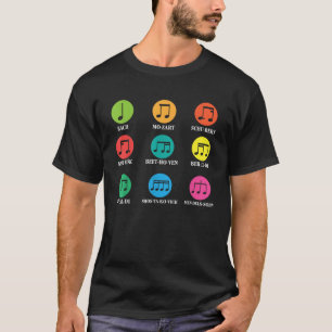Classic Composers Classical Music Musical Notes T-Shirt