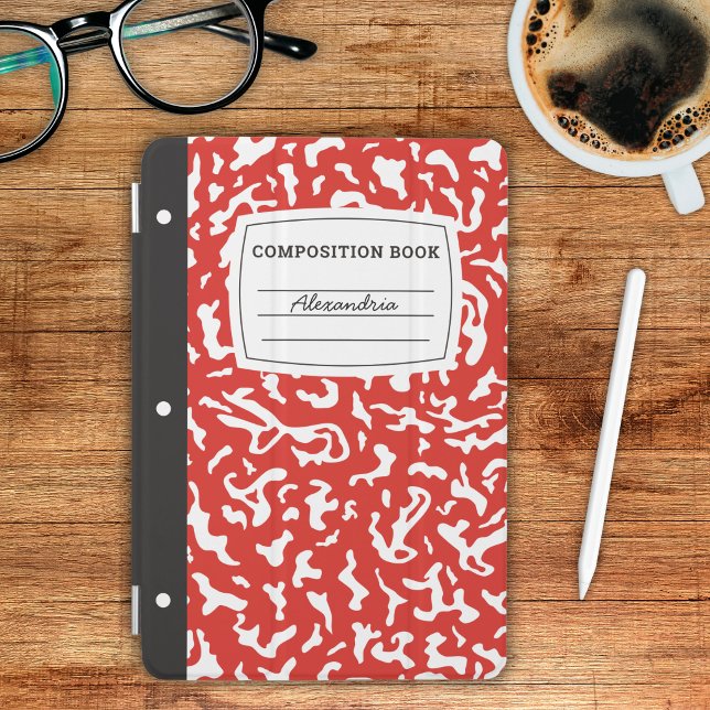 Classic Composition Book Monogram iPad Mini Cover (Creator Uploaded)