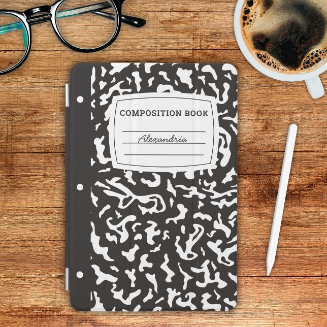 Classic Composition Book Monogram iPad Mini Cover (Creator Uploaded)