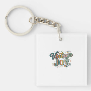Classic Cool Vintage Graphic T-Shirt Keychain