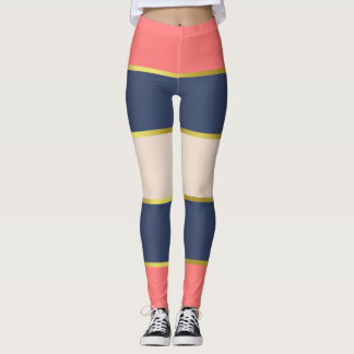 Classic Coral Design Leggings