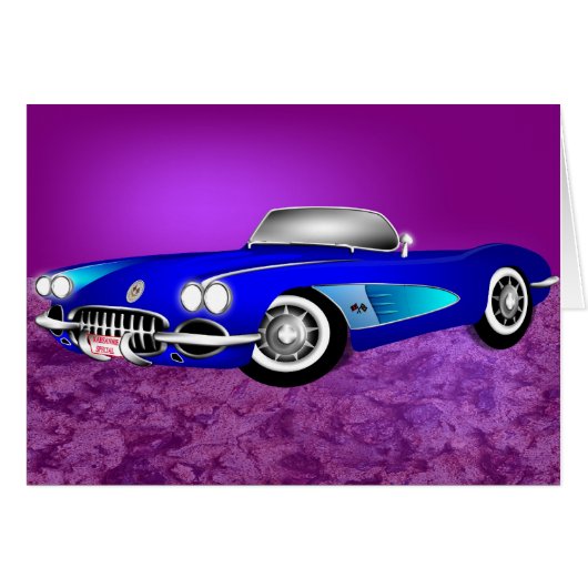 CLASSIC CORVETTE CARDS (Front Horizontal)