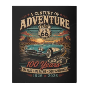Classic Corvette Desert Highway Americana Decor