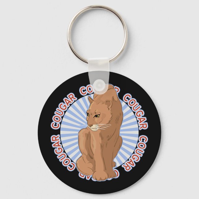 Classic Cougar Keychain (Front)
