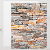 Classic country brick rock stone pattern (Front/Back)