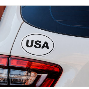 Classic Country Code Euro Style Vinyl Decal