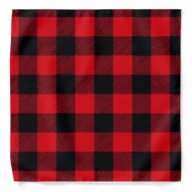 Classic Country Flannel Style   Bandana (Front)