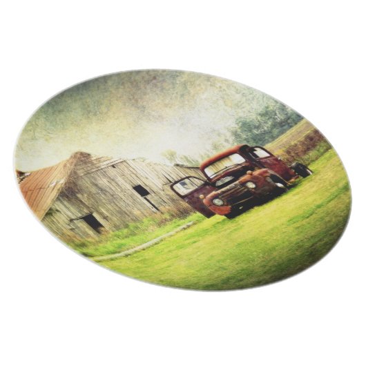 Classic Country Melamine Plate (Right Side)